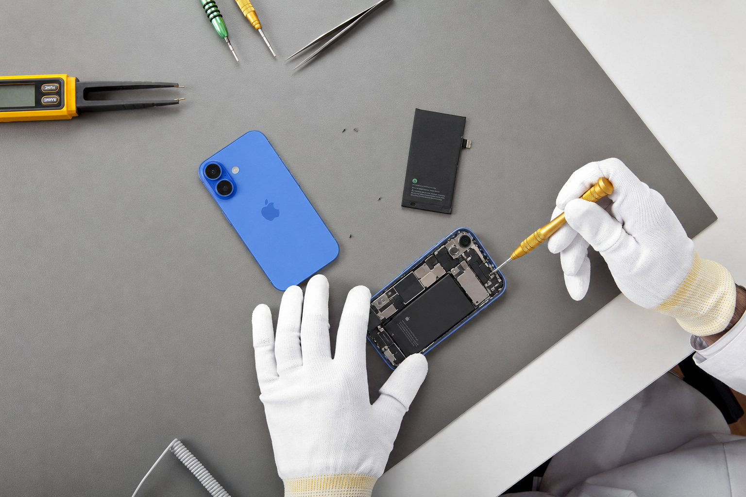 iPhone battery replacement service in Cairo